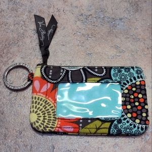 Vera Bradley Zip ID Case Flower Shower